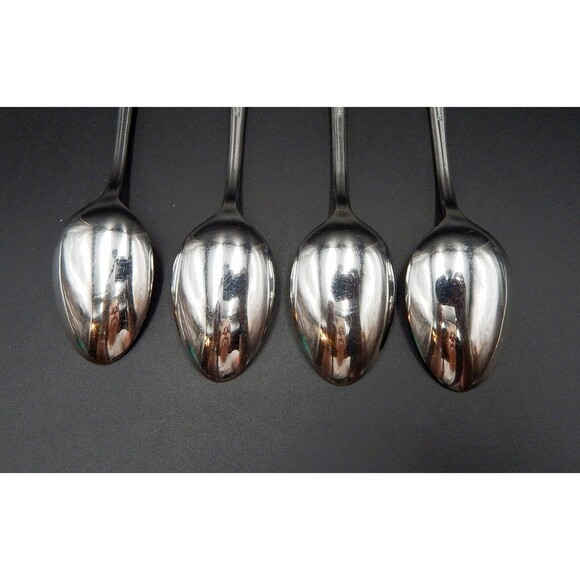 Supreme Cutlery by Towle Chestnut Hill Teaspoon Glossy Stainless Japan Lot 4 (A) - Picture 6 of 8